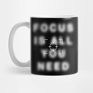 Focus is All You Need Icon Mug